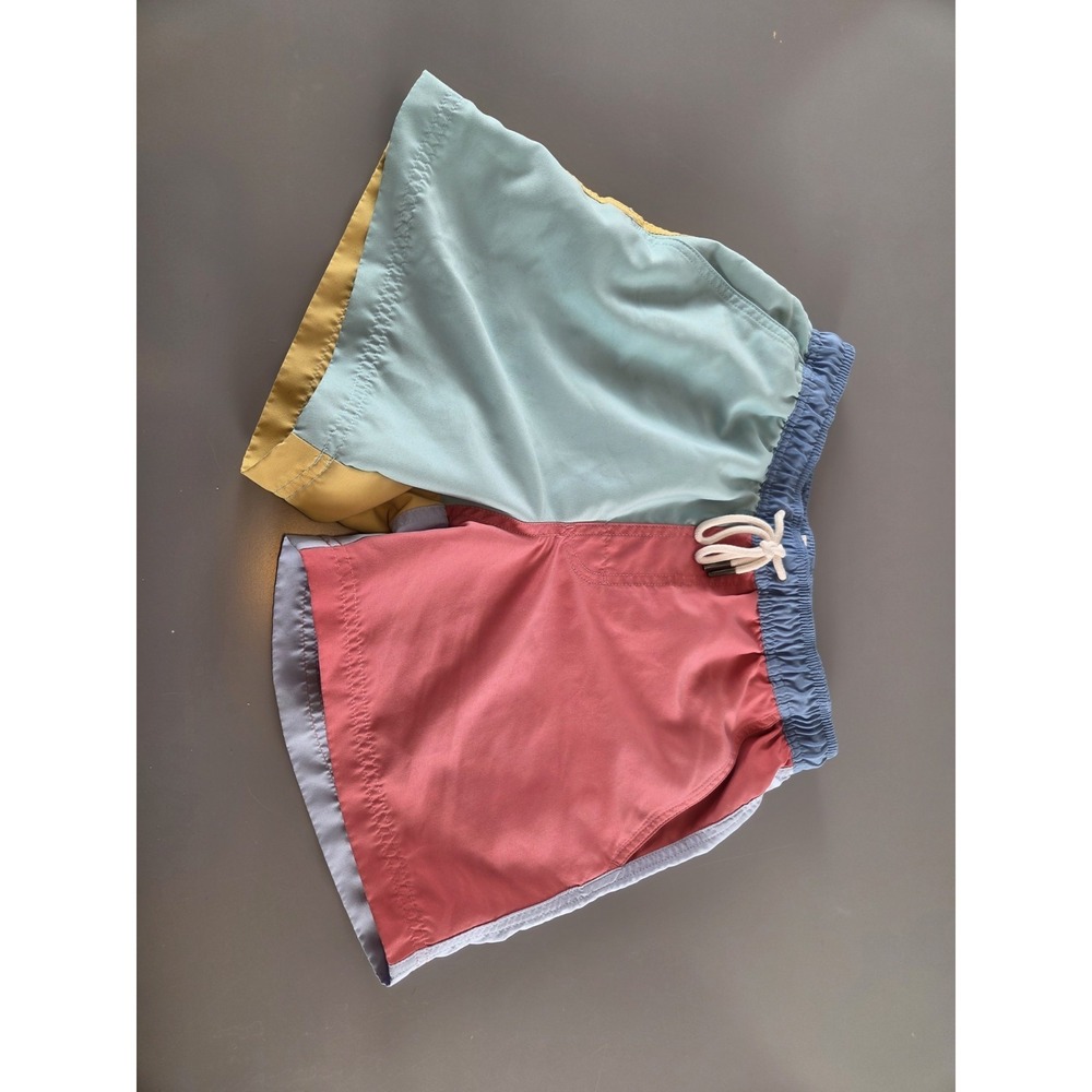 American Eagle Outfitters Mens SZ S 29-31" Lined Swim Trunks Color Block - Picture 2 of 7